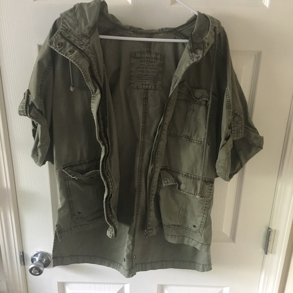 short sleeve utility jacket